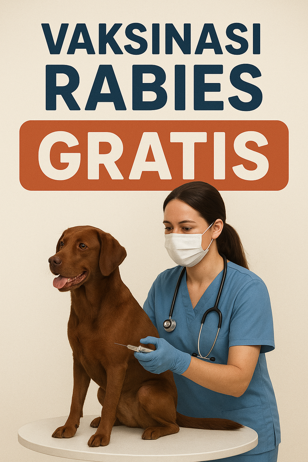 Vaksinasi rabies gratis