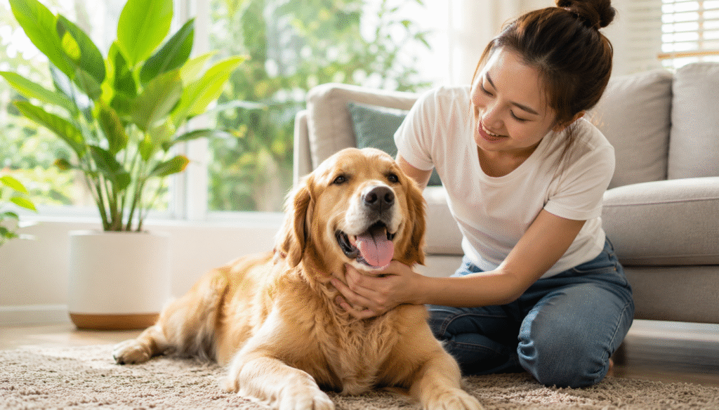 Cara Mengetahui Anjing Bahagia di Rumah